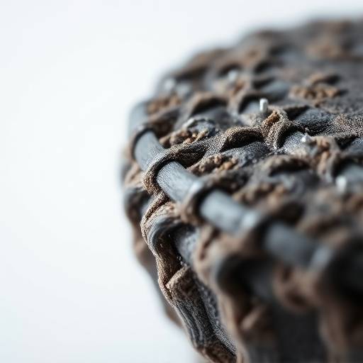 Close-up of a product showcasing its details and texture